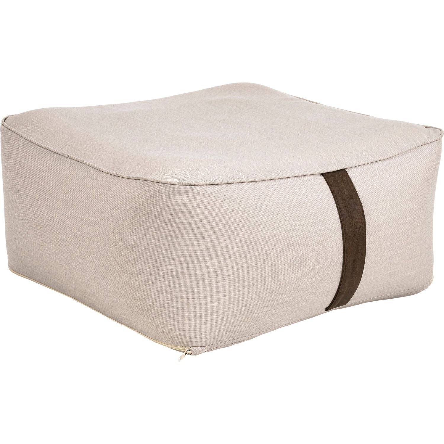 VESTIAMO CASA GIARDINO - Pouf Gonfiabile Ecru - h30x60x60 cm